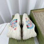 The North Face x Gucci Rhyton sneaker White leather ‎685641