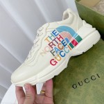 The North Face x Gucci Rhyton sneaker White leather ‎685641