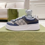 Gucci GG embossed sneaker blue canvas