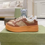 Gucci GG embossed sneaker brown canvas