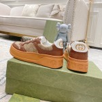 Gucci GG embossed sneaker brown canvas