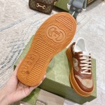 Gucci GG embossed sneaker brown canvas