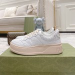 Gucci GG embossed sneaker white canvas