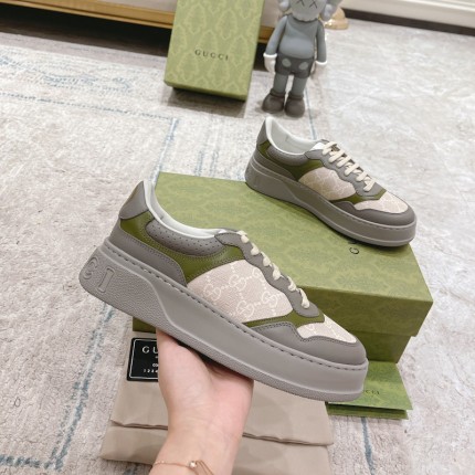 Gucci GG embossed sneaker grey canvas