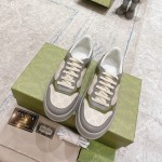 Gucci GG embossed sneaker grey canvas