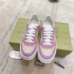 Gucci GG embossed sneaker pink canvas