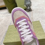 Gucci GG embossed sneaker pink canvas