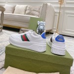 Gucci GG embossed sneaker with Web