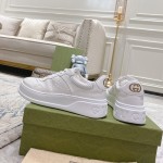 Gucci GG embossed sneaker white leather