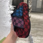 Gucci GG Multicolour platform sandal 663666