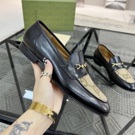 Replica Gucci Jordaan Leather Loafer