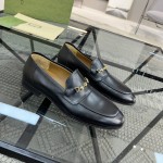 Gucci Jordaan Leather Loafer Black