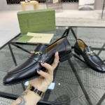 Gucci Jordaan Leather Loafer Black