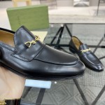 Gucci Jordaan Leather Loafer Black