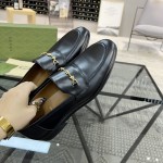 Gucci Jordaan Leather Loafer Black