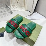 Men's Gucci slide sandal Green