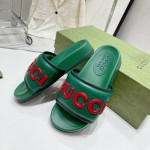 Men's Gucci slide sandal Green