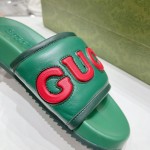 Men's Gucci slide sandal Green