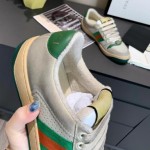 Gucci Screener leather sneaker Green