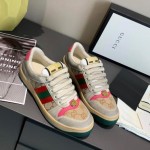 Gucci Screener leather sneaker Rose