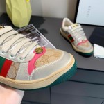 Gucci Screener leather sneaker Rose