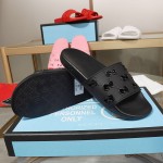 Gucci Rubber GG Slide Sandal Black