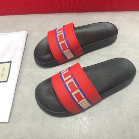 Replica Gucci Stripe Rubber Sandal