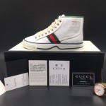 Gucci Tennis 1977 High Top Sneaker White GG Canvas