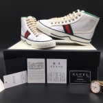 Gucci Tennis 1977 High Top Sneaker White GG Canvas