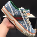 Gucci Tennis 1977 Low Top Sneaker Blue GG Canvas