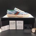 Gucci Tennis 1977 Low Top Sneaker Blue GG Canvas