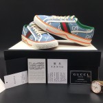 Gucci Tennis 1977 Low Top Sneaker Blue GG Canvas