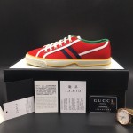 Gucci Tennis 1977 Low Top Sneaker Red GG Canvas