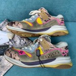 Gucci Rock Tejus Printed Ultrapace Sneaker Pink