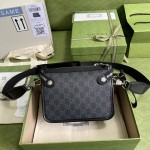 Gucci Messenger bag with Interlocking G Black ‎674164