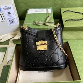 Gucci Small GG shoulder bag ‎675788 Black