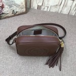 Gucci Soho Small Leather Disco Bag Chocolate 308364