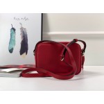 Gucci Soho Small Leather Disco Bag Red 308364