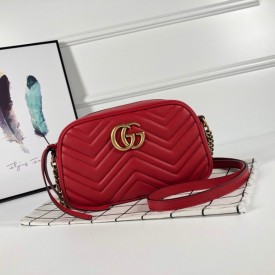 Replica Gucci GG Marmont Small Bag Red