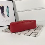 Gucci GG Marmont Small Matelasse Shoulder Bag Red 447632