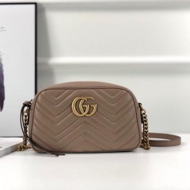 Replica Gucci GG Marmont Small Bag Nude