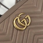 Gucci GG Marmont Small Matelasse Shoulder Bag Nude 447632