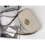 Gucci GG Marmont Small Matelasse Shoulder Bag Beige 447632