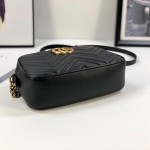 Gucci GG Marmont Small Matelasse Shoulder Bag Black 447632