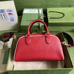 adidas x Gucci mini duffle bag ‎702397 Red