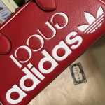 adidas x Gucci mini duffle bag ‎702397 Red