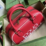 adidas x Gucci mini duffle bag ‎702397 Red