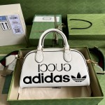 adidas x Gucci mini duffle bag ‎702397 white