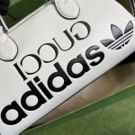 adidas x Gucci mini duffle bag ‎702397 white