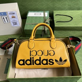 adidas x Gucci mini duffle bag ‎702397 Yellow